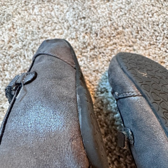 Toddler girl gray dress shoes with shimmer size 6 - Picture 7 of 10